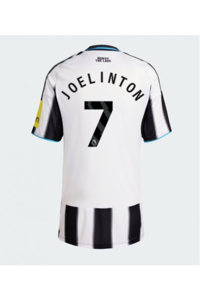 Newcastle United Joelinton #7 Jalkapallovaatteet Naisten Kotipaita 2025-26 Lyhythihainen Newcastle United Joelinton #7 Jalkapallovaatteet Naisten Kotipaita 2025-26 Lyhythihainen